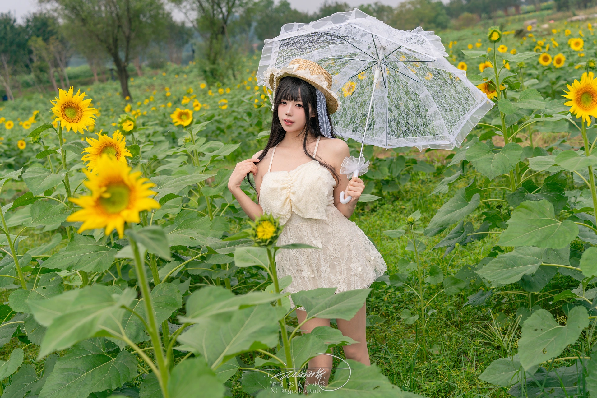 咬一口兔娘(黏黏团子兔) – NO.165 夏の葵 3