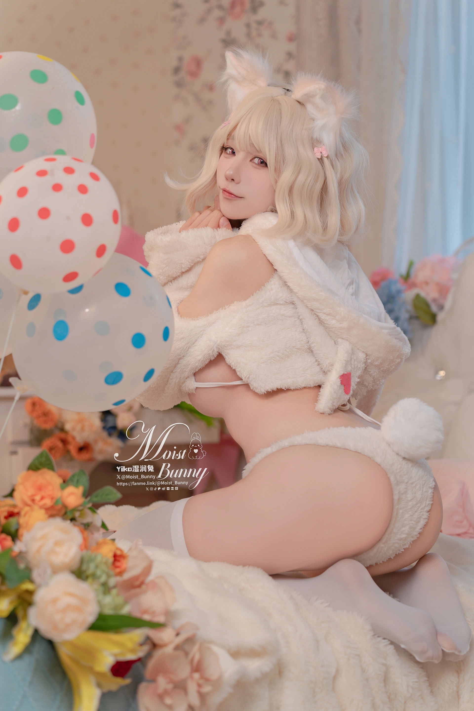 咬一口兔娘(Yiko湿润兔) – NO.215 2月作品『他的猫』 2